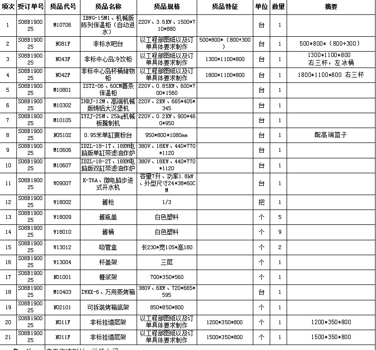 漢堡店全套設(shè)備